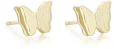 Tiny Gem Girls Matte Butterfly Stud Earring - TG62