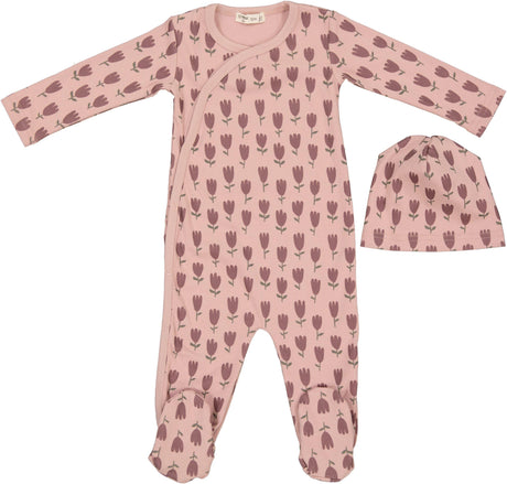 Crew Kids Baby Girls Tulip Print Cotton Stretchie - AL28101