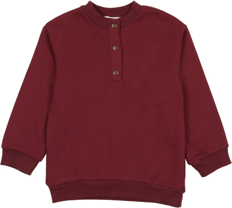 Montee Boys Girls Snap Neck Sweatshirt - TKTMW24