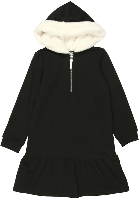 Montee Girls Fur Hoodie Dress - FCDMW24