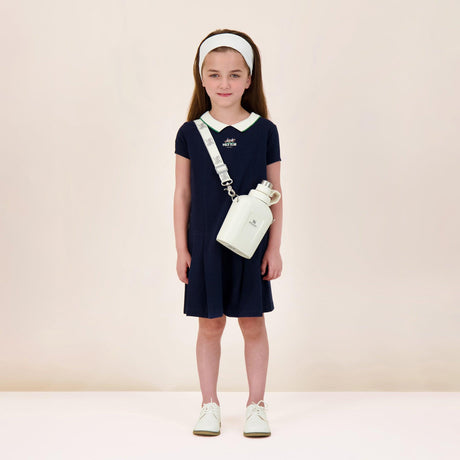 Analogie by Lil Legs Sport Collection Girls Pique Short Sleeve Dress - SCPDS