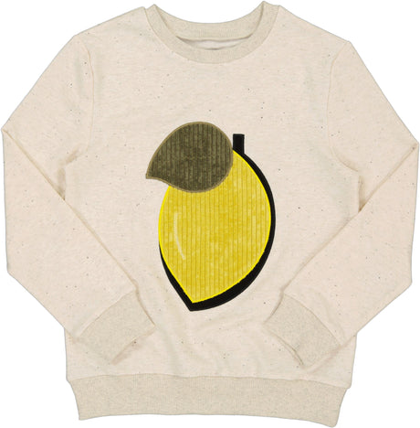 Zaloo Boys Girls Speckled Lemon Sweatshirt - 9458