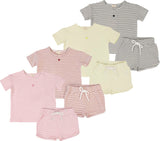 Lil Legs Striped Collection Baby Toddler Boys Girls Outfit - SSET