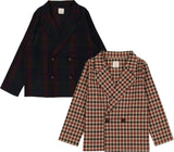 Analogie by Lil Legs Shabbos Collection Boys Plaid Blazer