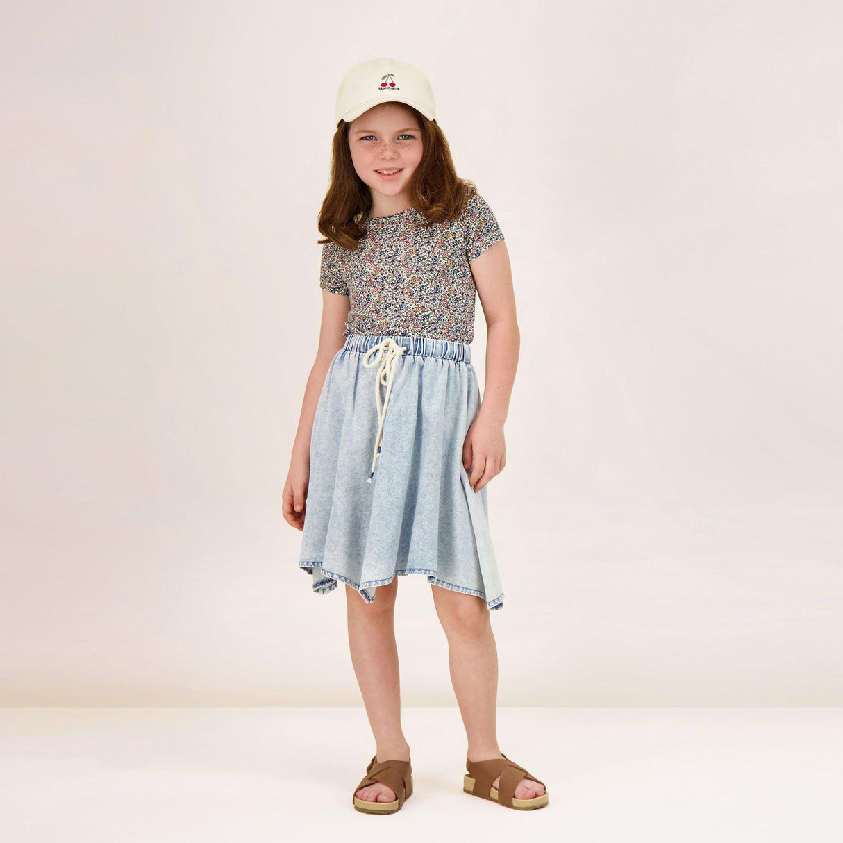 Analogie by Lil Legs Stonewash Collection Girls Skirt - SWSK