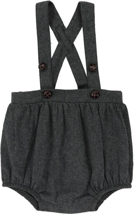 Analogie by Lil Legs Shabbos Collection Toddler Boys Faux Wool Suspender Bubble Bloomers