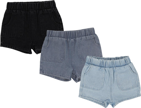 Lil Legs Denim Basic Collection Boys Denim Basics Pull On Shorts - DBPS