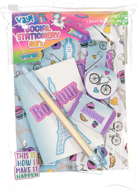 ShirtStop Bonjour Stationery Set - ANS17761