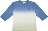 FYI Girls Teens Dip Dye 3/4 Sleeve T-shirt - SB5CP7135TD