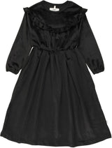 Pouf Girls Velour Ruffle Robe - VR