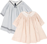 Analogie by Lil Legs Sailor Collection Girls 3/4 Sleeve Dress - SDQ