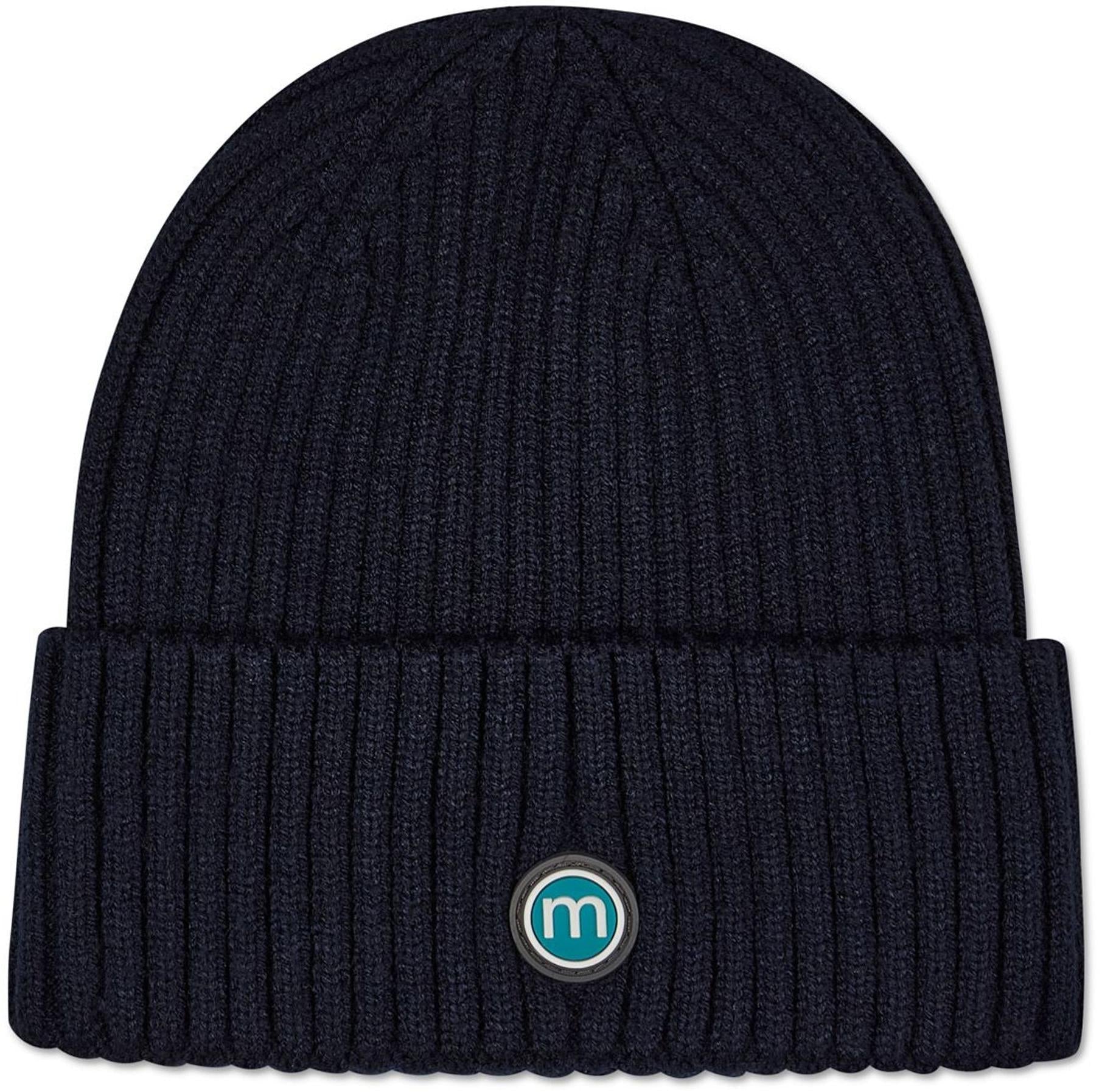 Boys navy bobble hat on sale