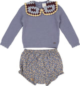 Clo Baby Girls Crochet Knit Outfit - WB4CP7034E