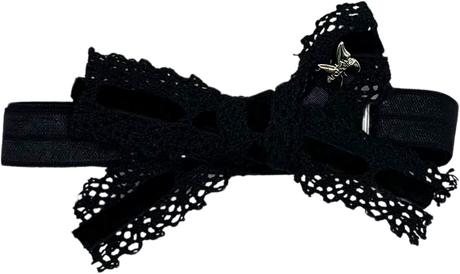 Arabelle Baby Girls Velvet Lace Headband - 1040