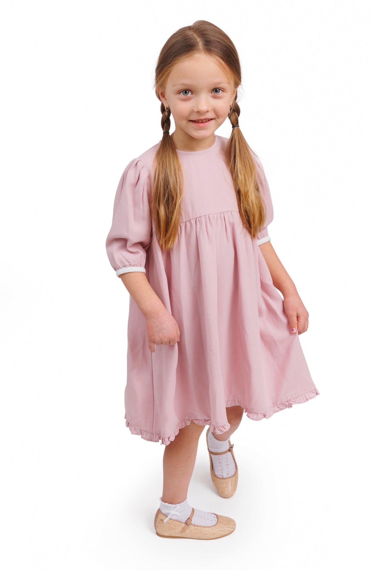 Numu Girls Contrast Dress - N122