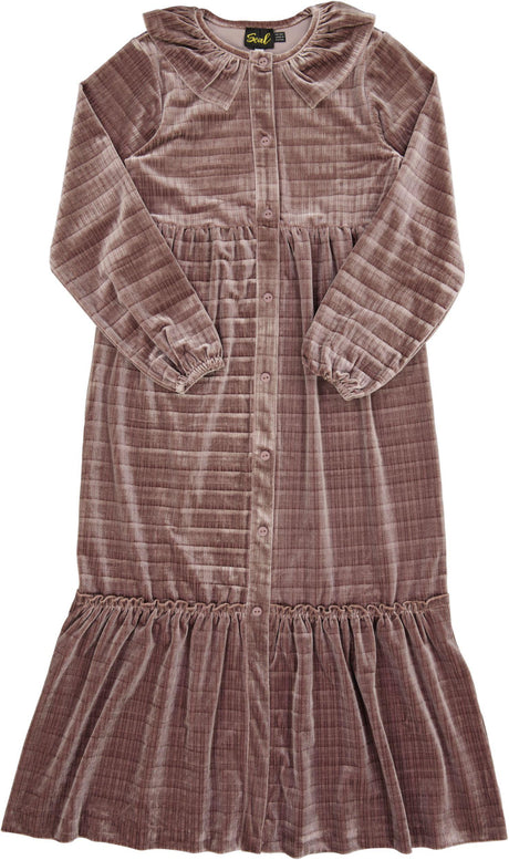 Seal Girls Velour Plaid Maxi Robe - WB4CY2454