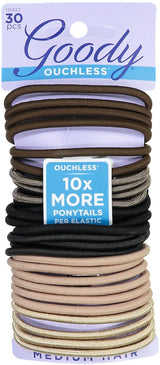 Goody Ouchless Ponytail Elastics 30 Pack - 1941211