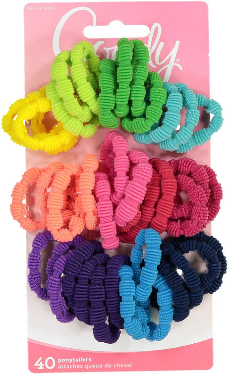 Goody Ribbed Ponytail Holder 40 Pack - 1941884