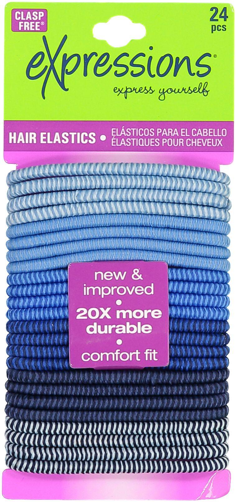 Expressions Ponytail Holder 24 Pack - EX2032