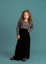 Seal Girls Knit & Velour Maxi Robe - WB4CY2455D