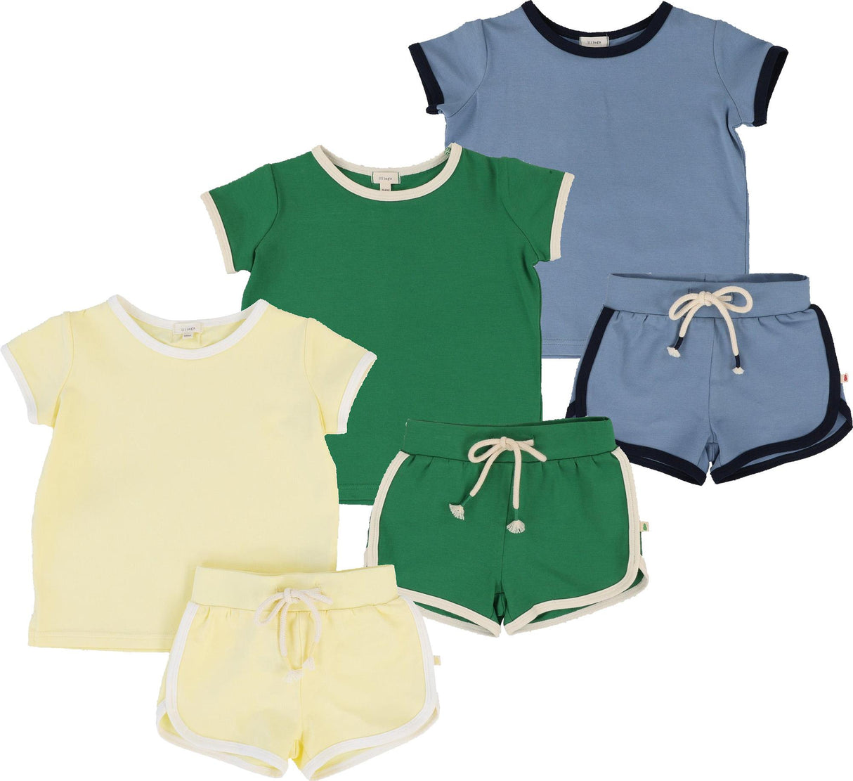 Lil Legs Contrast Collection Baby Toddler Boys Outfit Set - CVBST