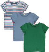 Lil Legs Contrast Collection Boys Girls Basic Short Sleeve T-shirt - CBTSS