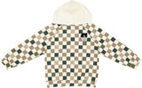 Glory Boys Girls Checkerboard Hooded Sweatshirt - GW6554B