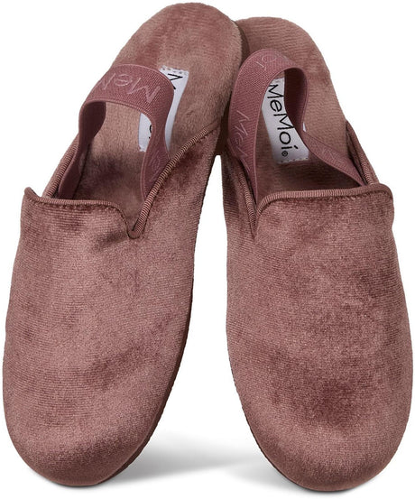 Memoi Velvet Sling Back Slippers - MKS-0016