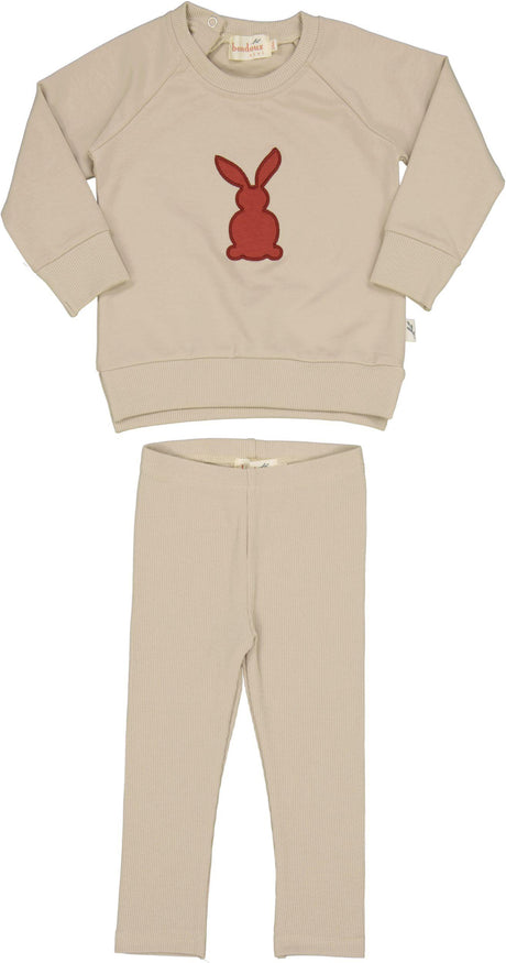 Bondoux Bebe Baby Boys Girls Bunny Applique Outfit - 421