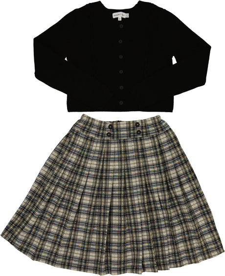 Charlotte & George Girls Plaid Outfit - WB4CP7092EG