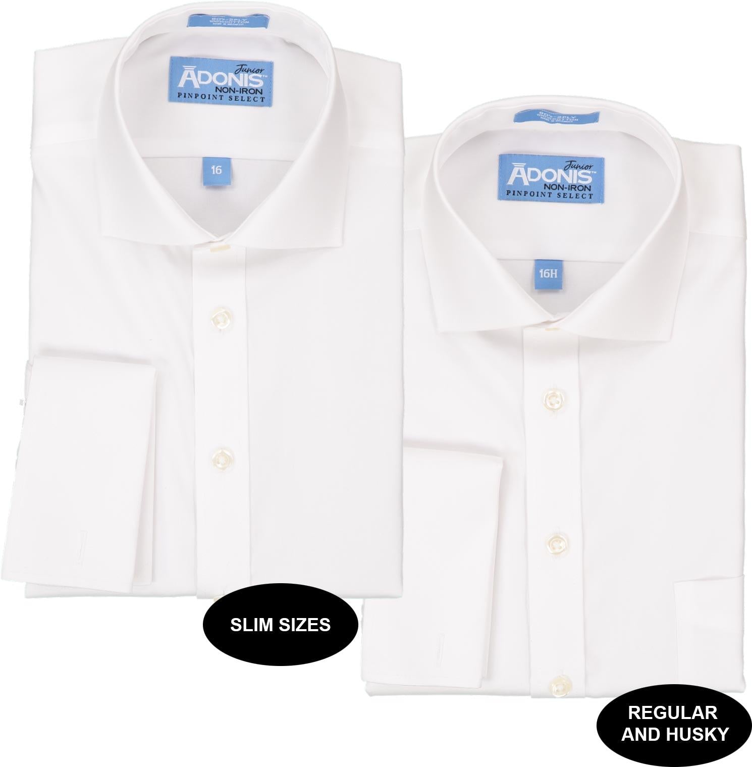 Junior white dress clearance shirt