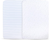 Ely's & Co Stars & Stripes Crib Sheet 2 Pack