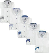 Alviso Boys Long Sleeve Dress Shirt with Contrast - Fall 2024