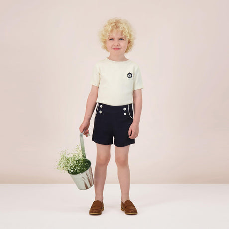 Analogie by Lil Legs Dressy Collection Boys Button Shorts - DBSH