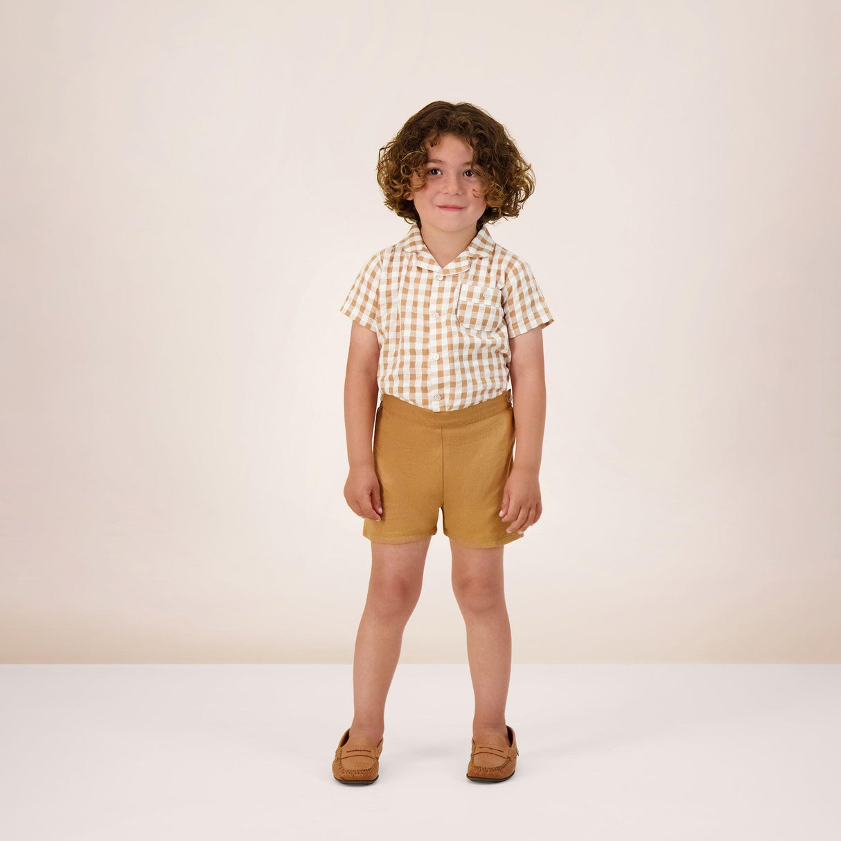 Analogie by Lil Legs Dressy Collection Boys Linen Shorts - DLNS