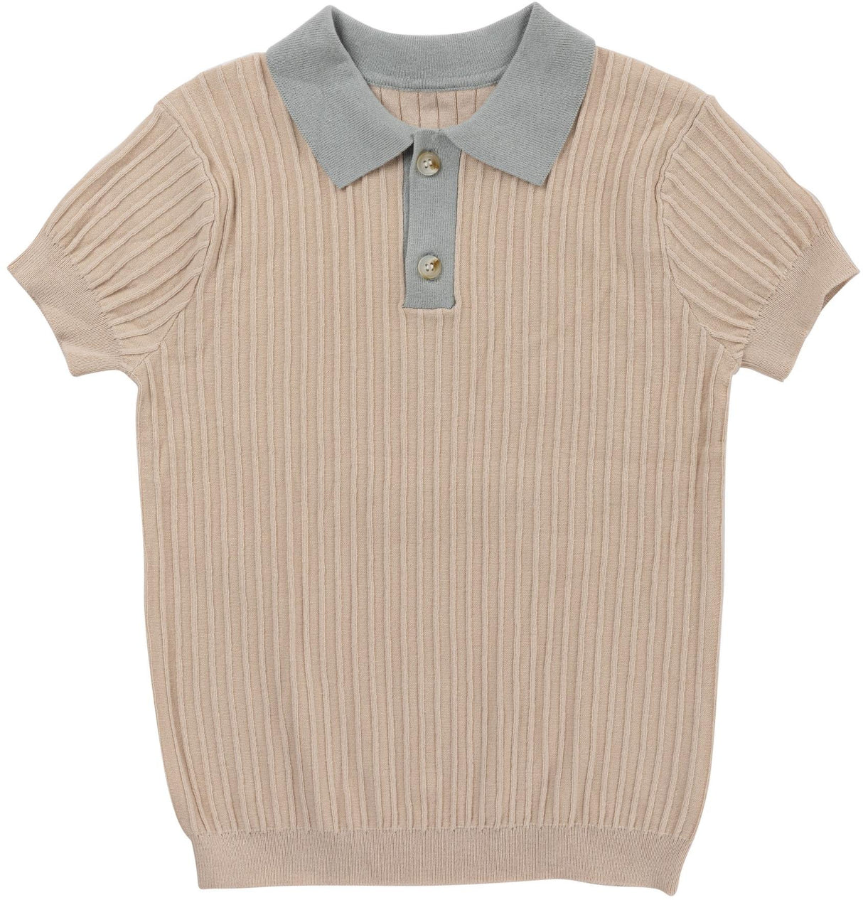 Klai Boys Wide Rib Short Sleeve Sweater - G2744