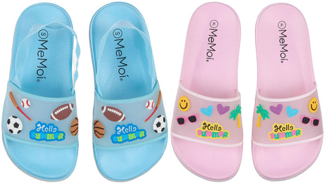 Memoi Boys Girls Hello Summer Slides - MKS-0019