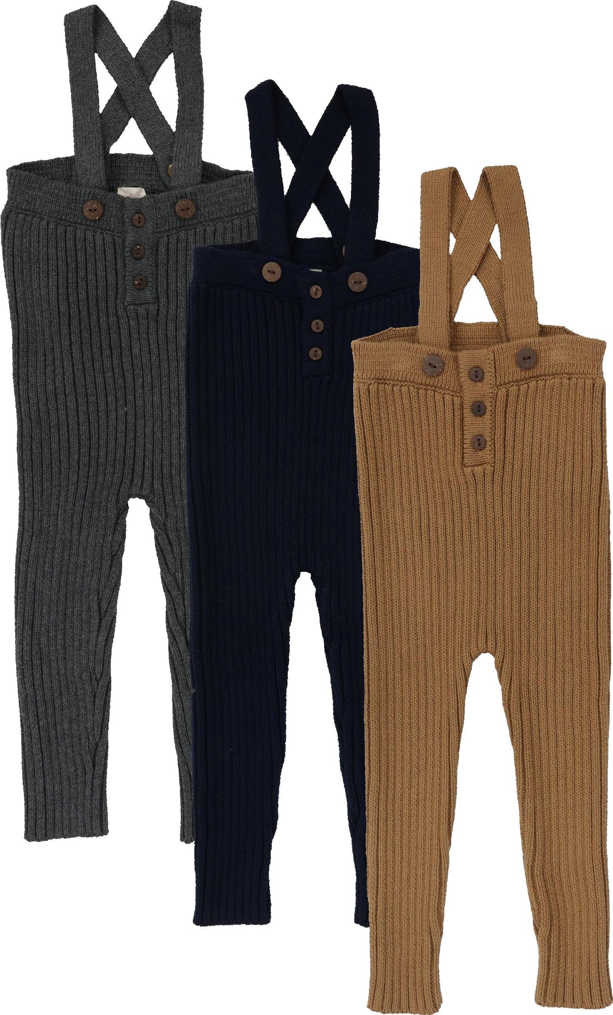 Analogie by Lil Legs Shabbos Collection Toddler Boys Rib Knit Overall