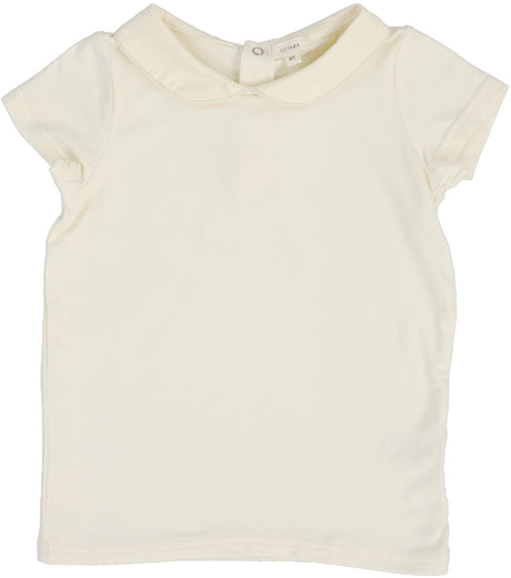 Analogie by Lil Legs Dressy Collection Boys Peter Pan Collar Short Sleeve T-shirt Tee - DPPT