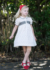 Analogie by Lil Legs Geometric Collection Girls Short Sleeve Dress - GMDS