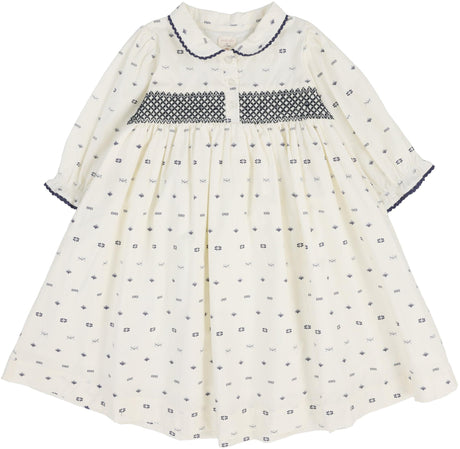 Analogie by Lil Legs Geometric Collection Girls 3/4 Sleeve Dress - GMDQ