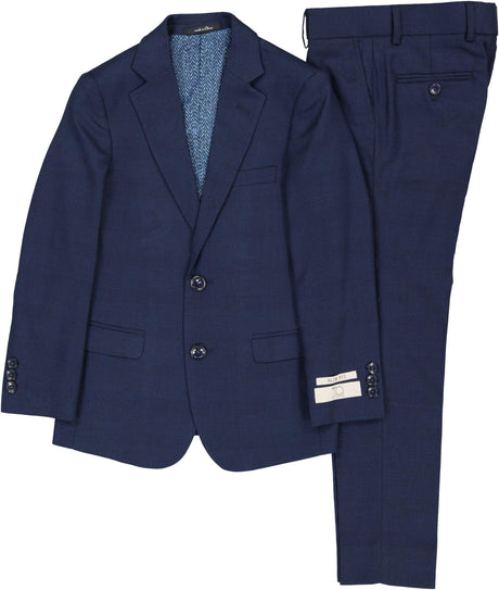 T.O. Collection Boys Navy Fashion Suit - TDB2030