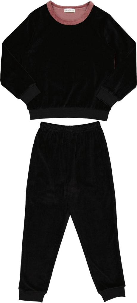 Kai x Kelly Boys Girls Velour Pajamas - N24305