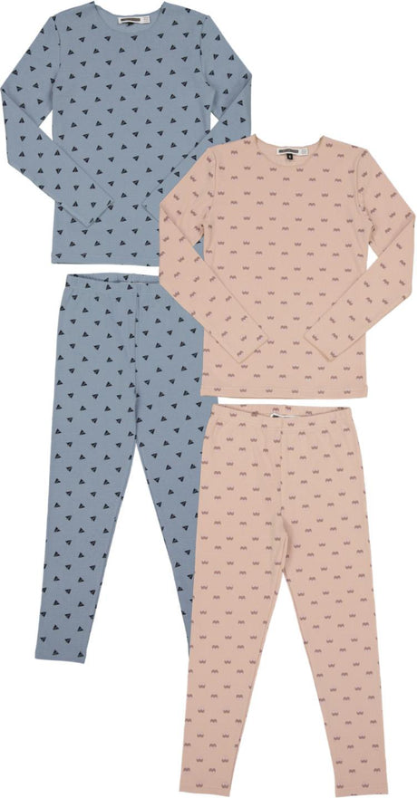 Whipped Cocoa Boys Girls Cotton Heart/Paper Airplane Pajamas - WB4CY2479E