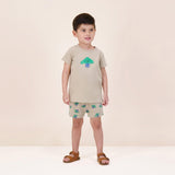 Analogie by Lil Legs Taupe Collection Boys Shorts - TFTS