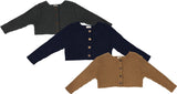 Analogie by Lil Legs Shabbos Collection Toddler Boys Rib Knit Shrug Cardigan