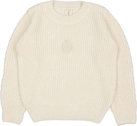 Analogie by Lil Legs Shabbos Collection Boys Chunky Crest Knit Sweater