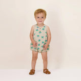 Analogie by Lil Legs Taupe Collection Baby Boys Mushroom Romper - TMR