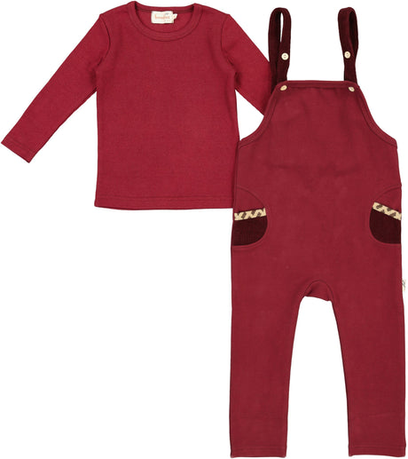 Bondoux Bebe Baby Boys Girls Corduroy Pocket Outfit - 427