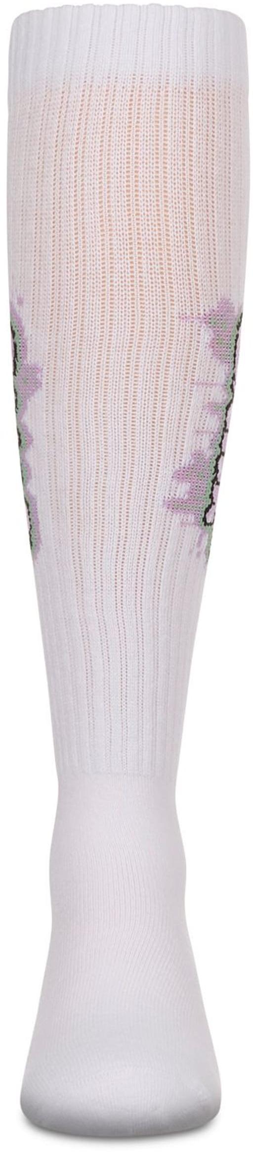 Memoi Girls Graffiti Camp Knee Socks - MKF-7183